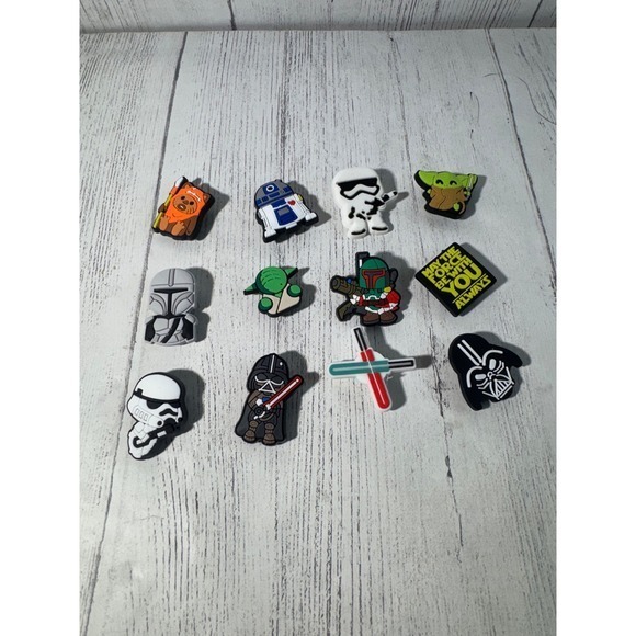Star Wars Character Shoe Charms Set of 12 - Picture 2 of 3